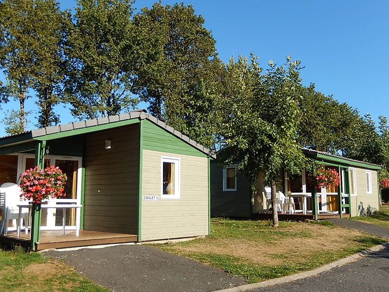 camping chalets bois